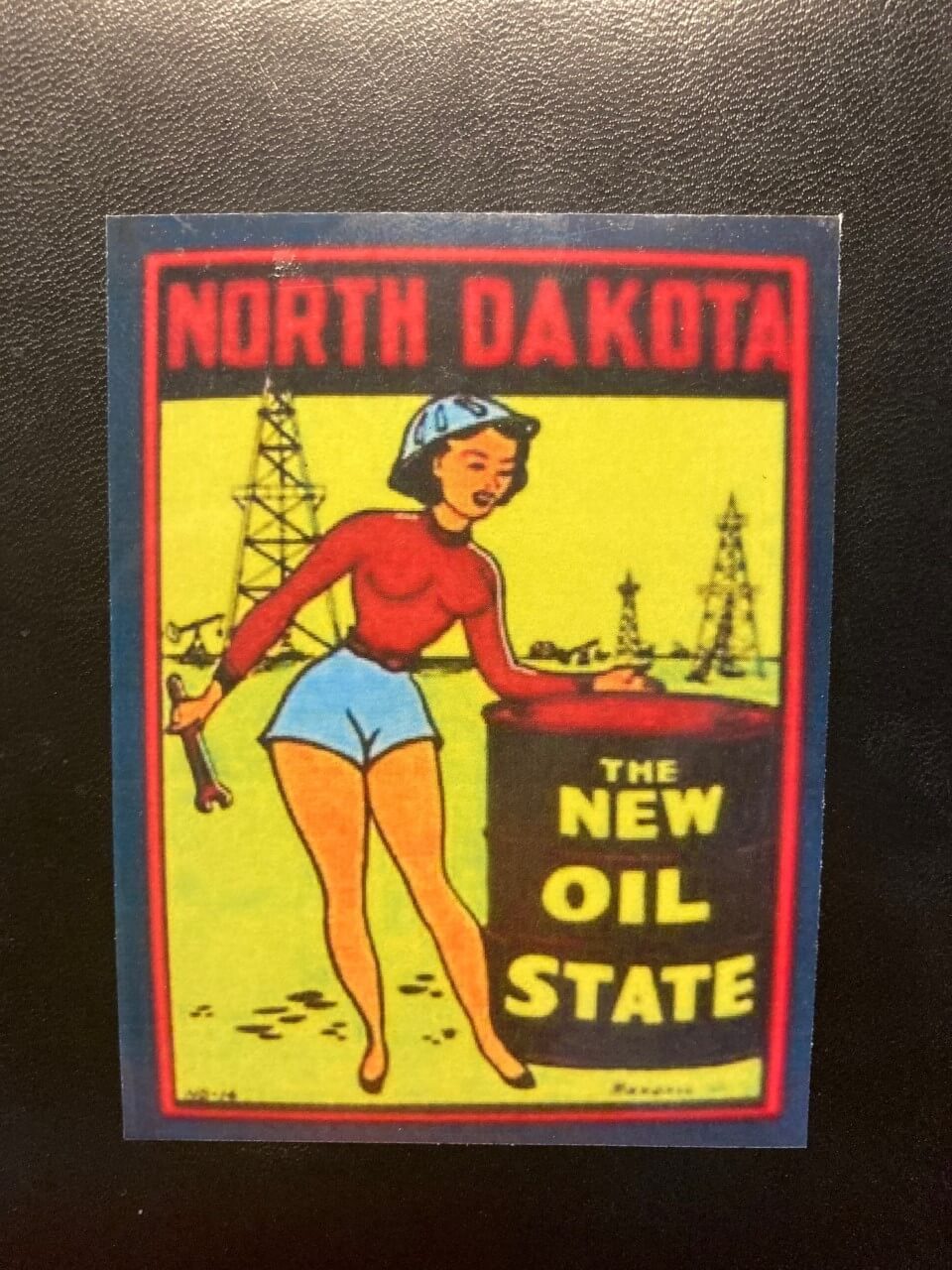 (image for) North Dakota Vintage Vacation Sticker